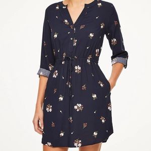 LOFT Navy Blue Dress with Pockets!!!